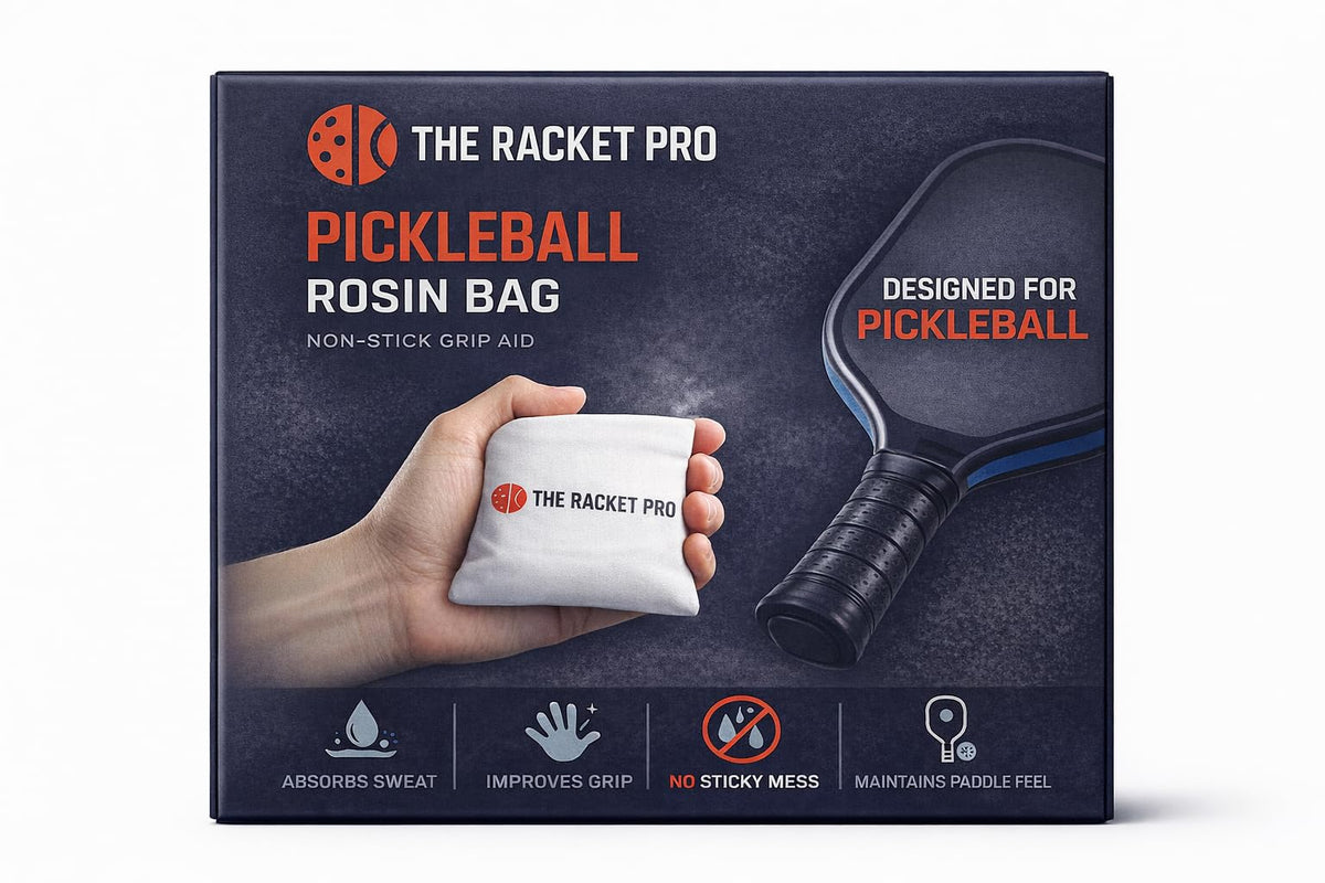 The Racket Pro Sports Rosin Bags for Dry Hands & Better Grip | Pickleball, Tennis & Padel Grip Aid | Includes Standard & High Output Bags | Canadian Company
