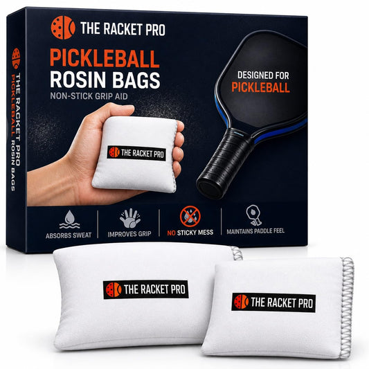 The Racket Pro Sports Rosin Bags for Dry Hands & Better Grip | Pickleball, Tennis & Padel Grip Aid | Includes Standard & High Output Bags | Canadian Company
